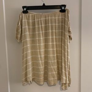 Lollipop Star Off the Shoulder Striped Top
